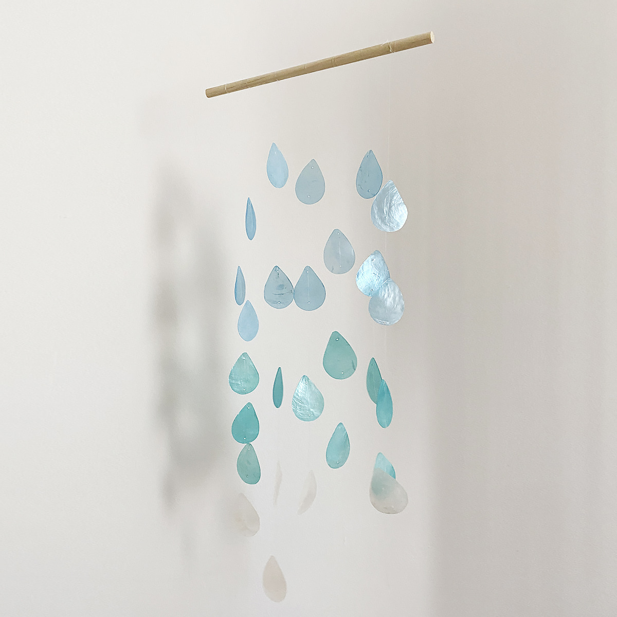 [20USE_0371]런던에 비가 내린다 자개모빌 DIY-KIT_ 블루